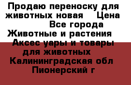Продаю переноску для животных новая! › Цена ­ 500 - Все города Животные и растения » Аксесcуары и товары для животных   . Калининградская обл.,Пионерский г.